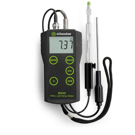 Milwaukee Instruments MW102 Wine PRO pH meter specifically designed to test pH in wine.