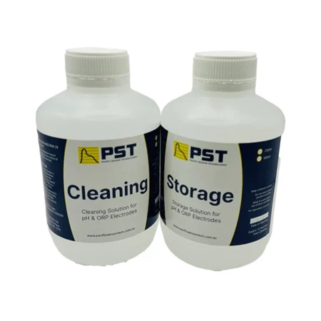 Cleaning and storage solution for pH and ORP electrodes in 500ml bottles.